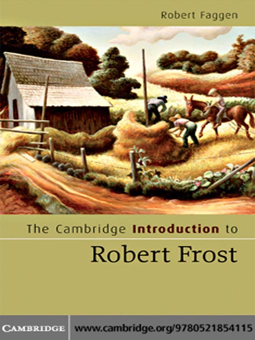 Title details for The Cambridge Introduction to Robert Frost by Robert Faggen - Wait list